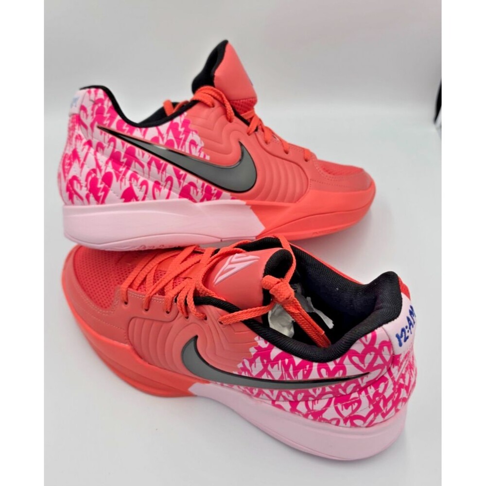 Nike Ja 2 Heart Eyes 10.5M | 12W Magic Ember Pink Basketball Shoes IB5842-800